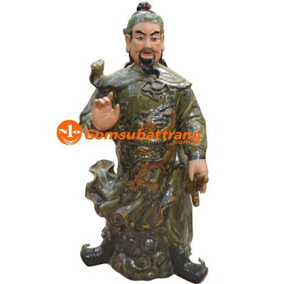 Tượng quan vân trường cao 80cm