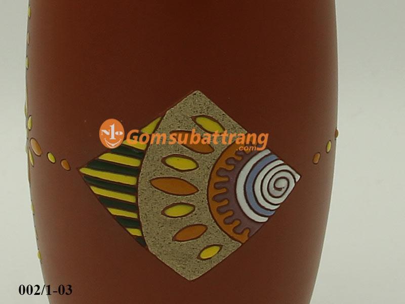Họa tiết lọ gốm